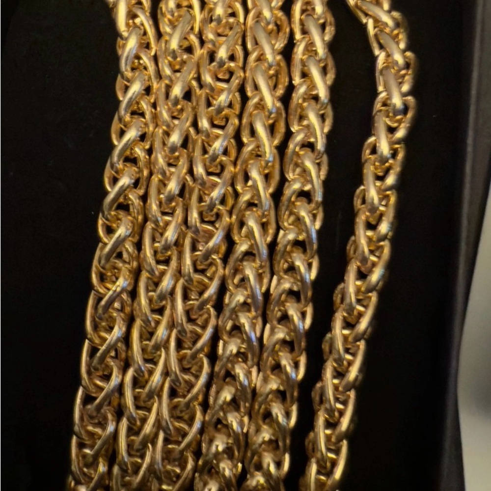 6617-6621 Bag Chain - Gold Tone Finish 47.24"
